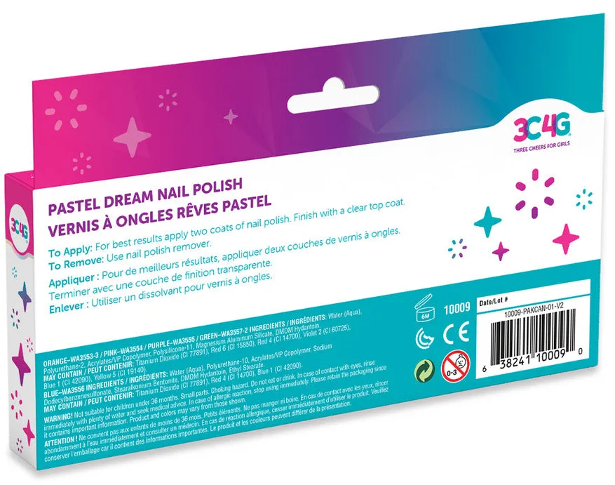 3C4G: Pastel Dreams - Nail Polish (5-Pack)