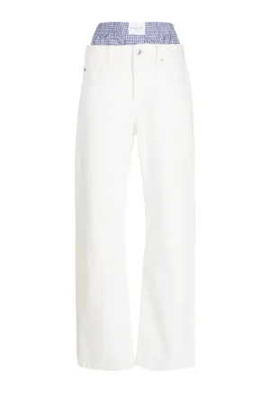 Alexander Wang Layered Boxer Skater Jeans - Moonshine