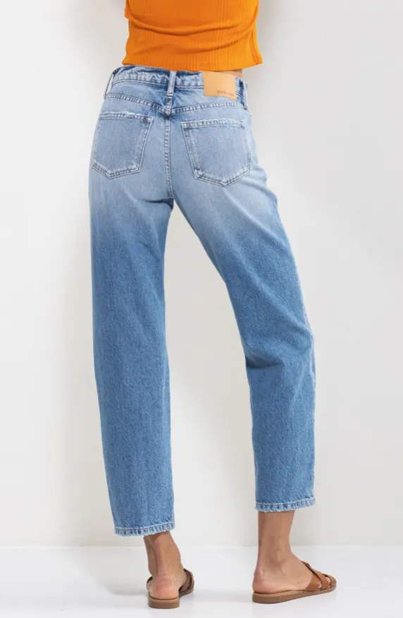 Alyssa High Rise Straight Jeans