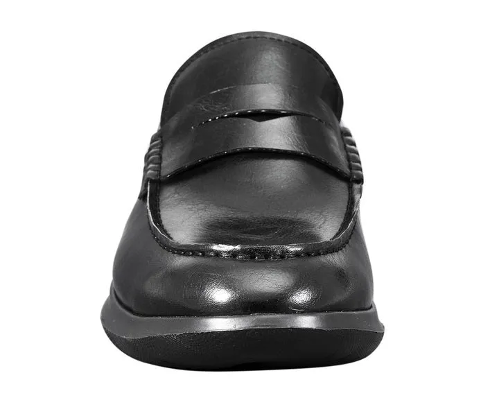Amali Arvin Casual Penny Loafers Men’s Black Vegan