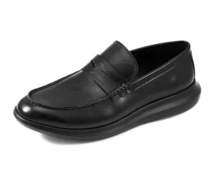 Amali Arvin Casual Penny Loafers Men’s Black Vegan