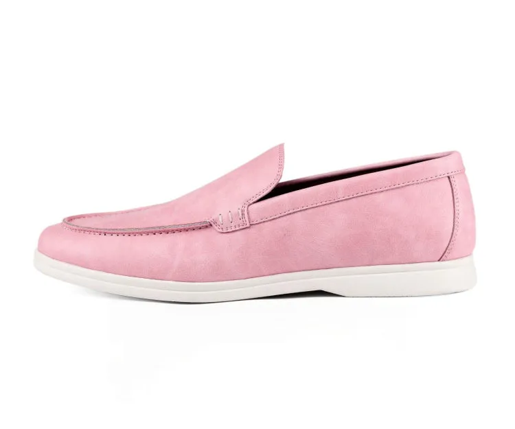 Amali Deniz Pink Slip On Loafers Men’s Vegan