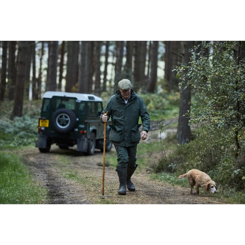 Barbour Swinton Mens Waterproof Shooting Jacket - Olive