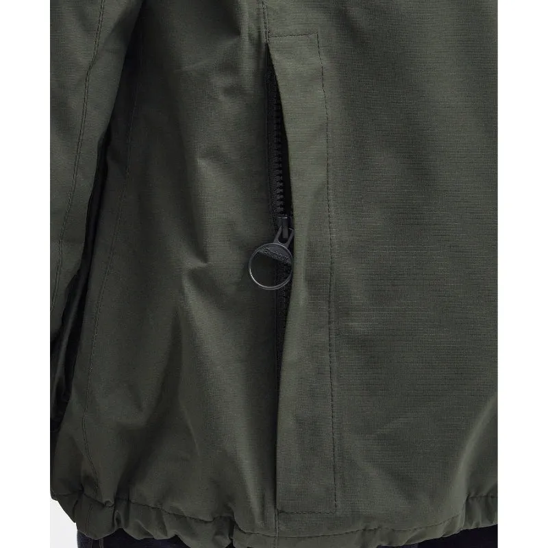 Barbour Swinton Mens Waterproof Shooting Jacket - Olive