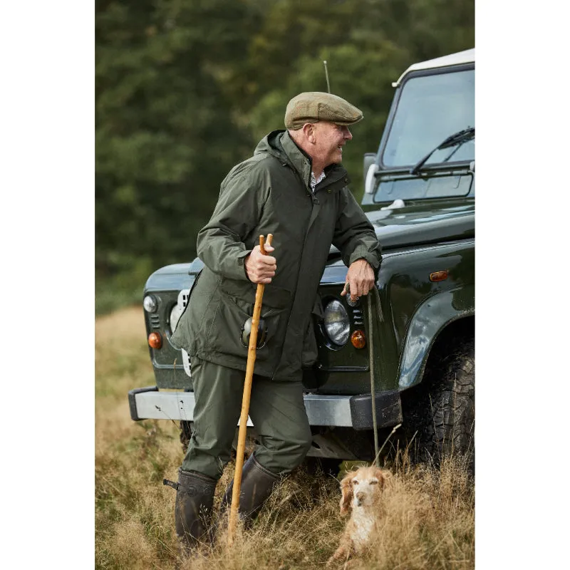 Barbour Swinton Mens Waterproof Shooting Jacket - Olive