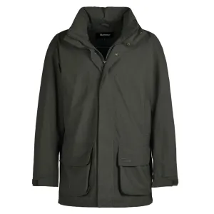 Barbour Swinton Mens Waterproof Shooting Jacket - Olive