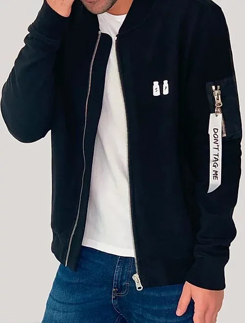 Black Bomber Jacket