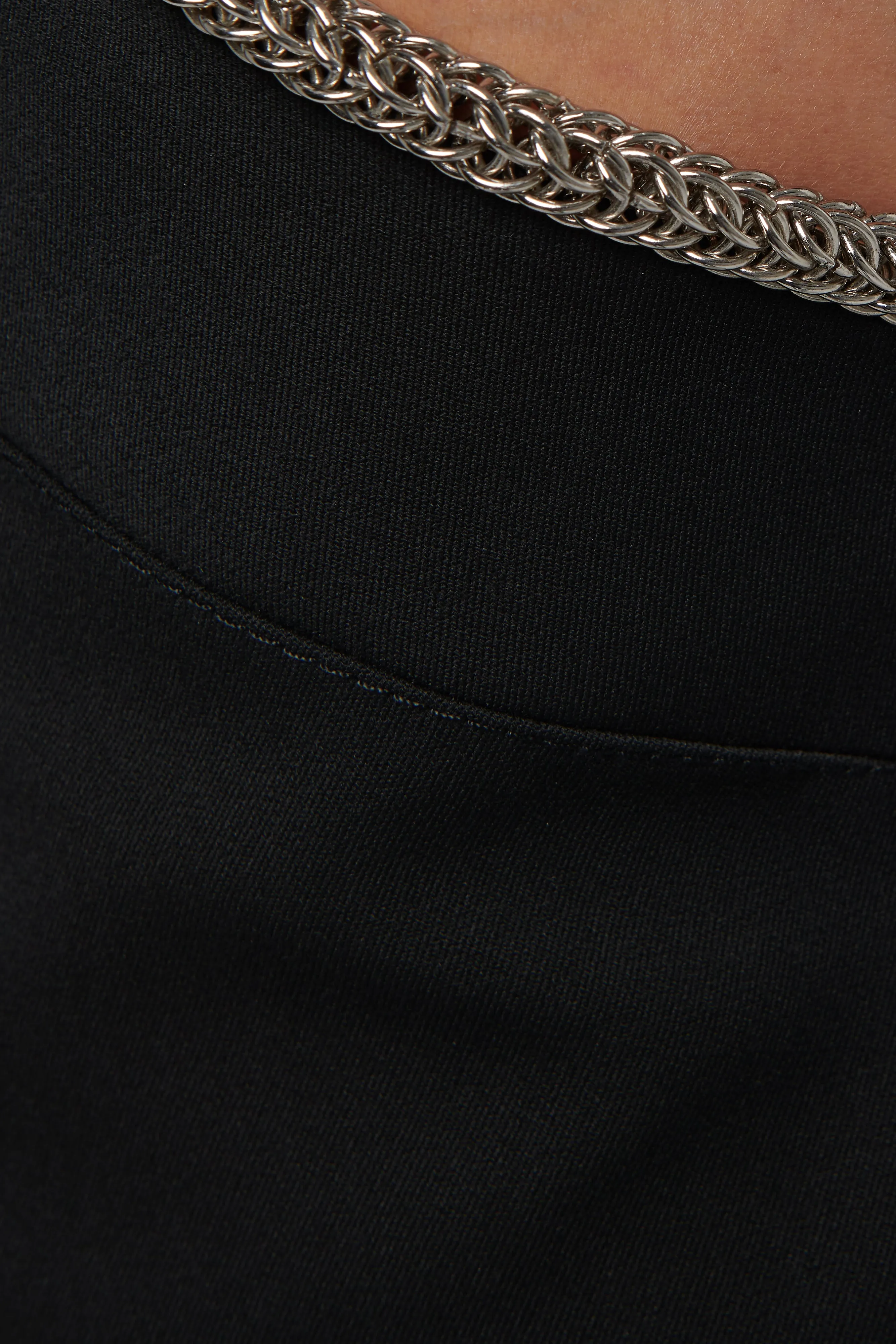 Black Chain Maxi Skirt