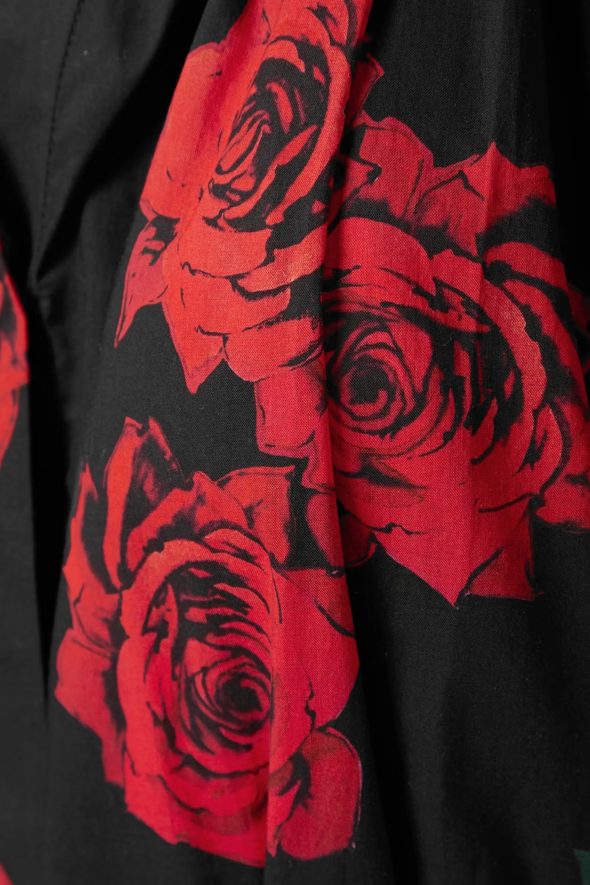 Black Floral Kaftan Dress