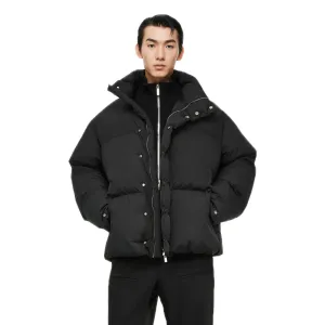Black Packable Portable Down Jacket