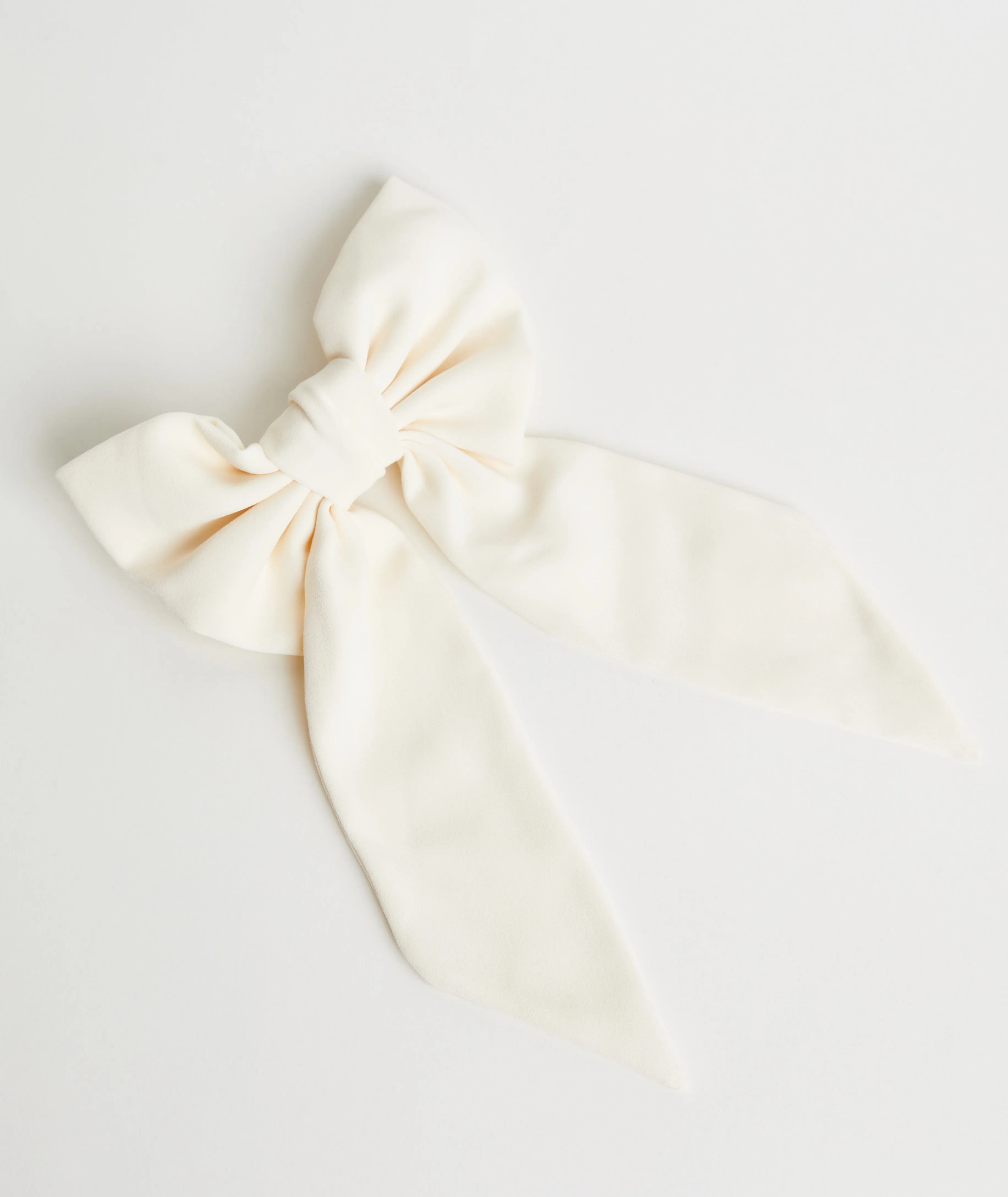 Bow Crepe Hair Clip