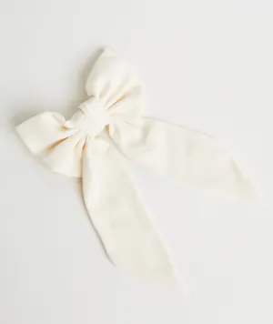 Bow Crepe Hair Clip