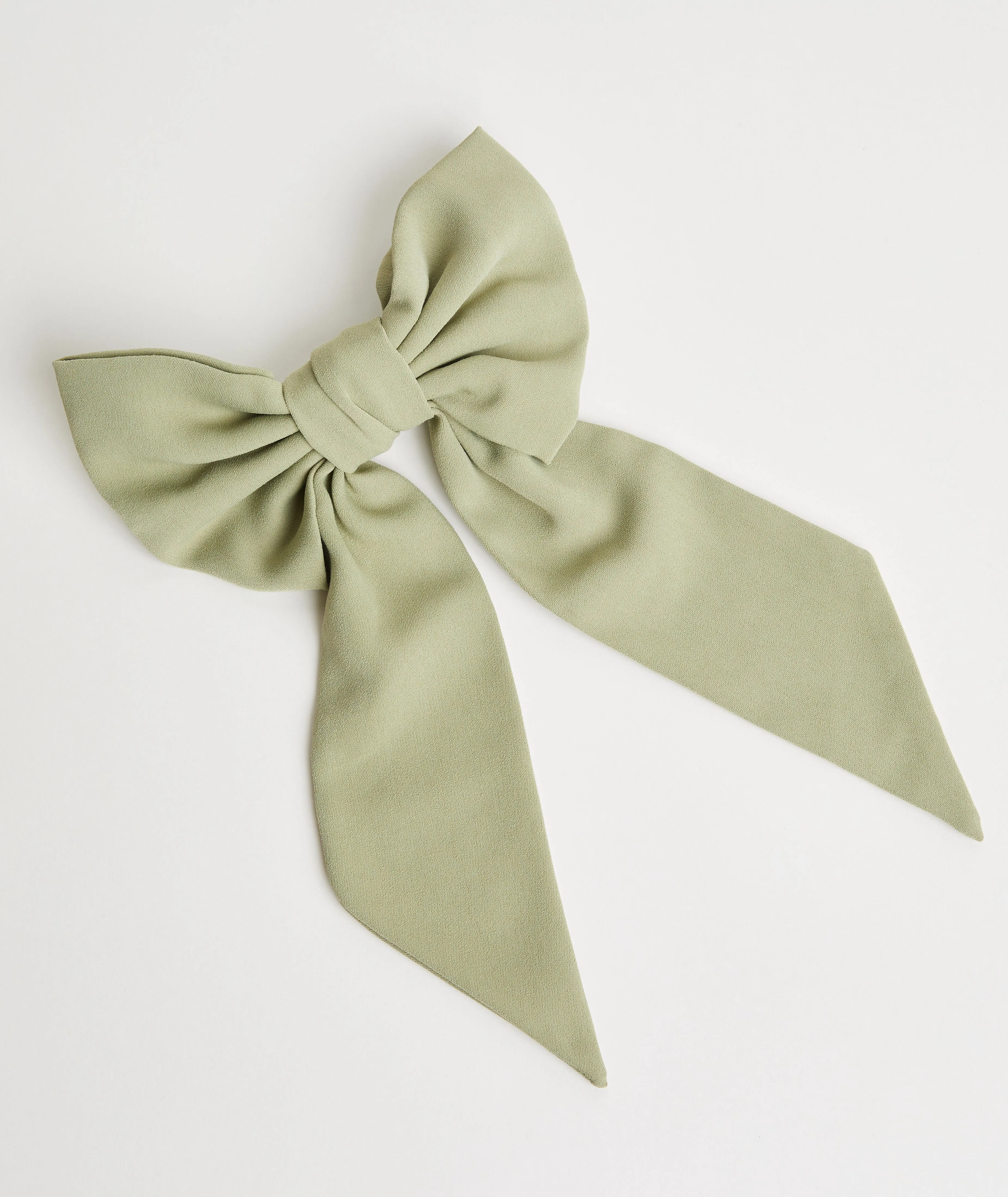 Bow Crepe Hair Clip
