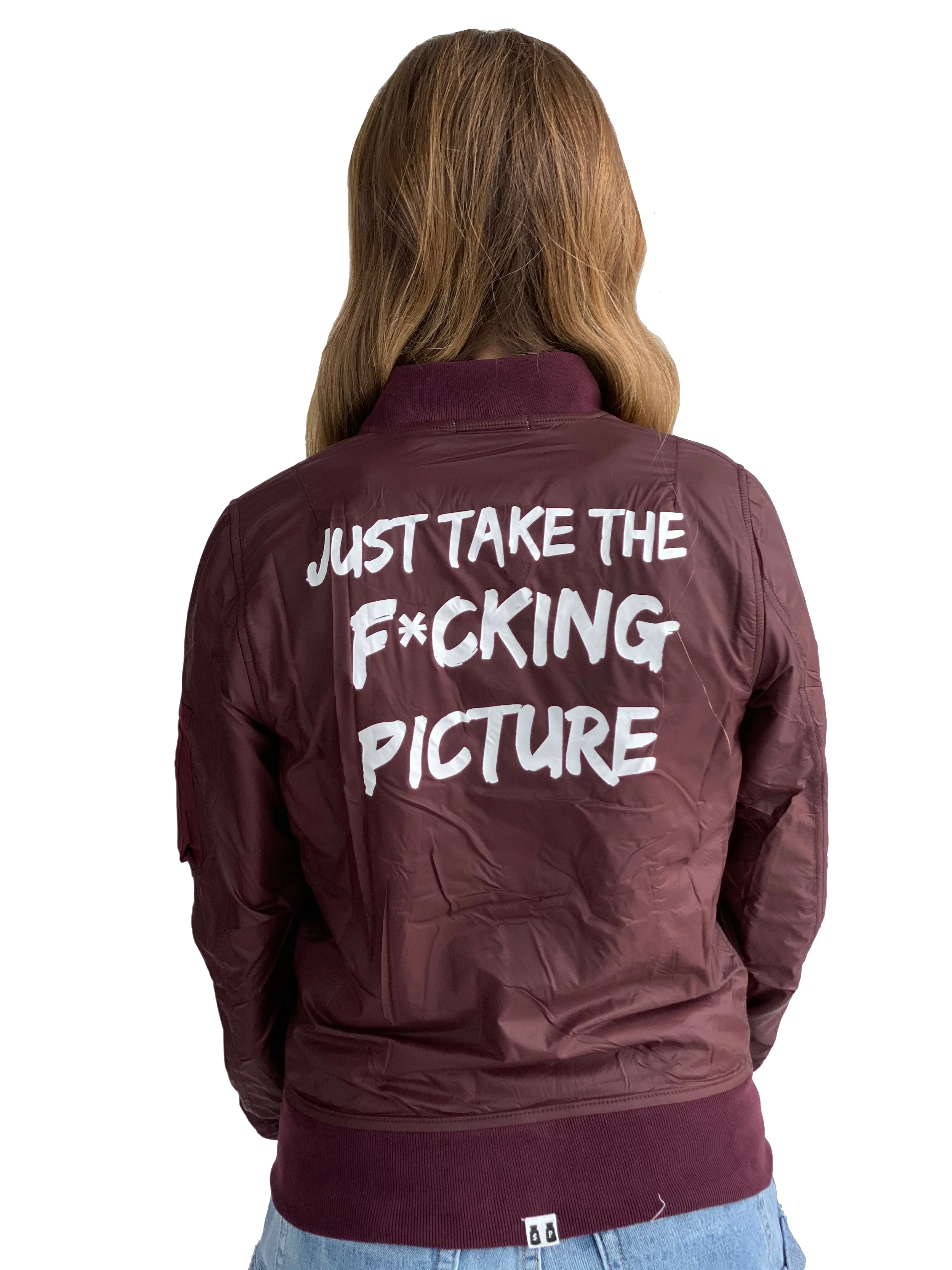 Burgundy Bomber Jacket