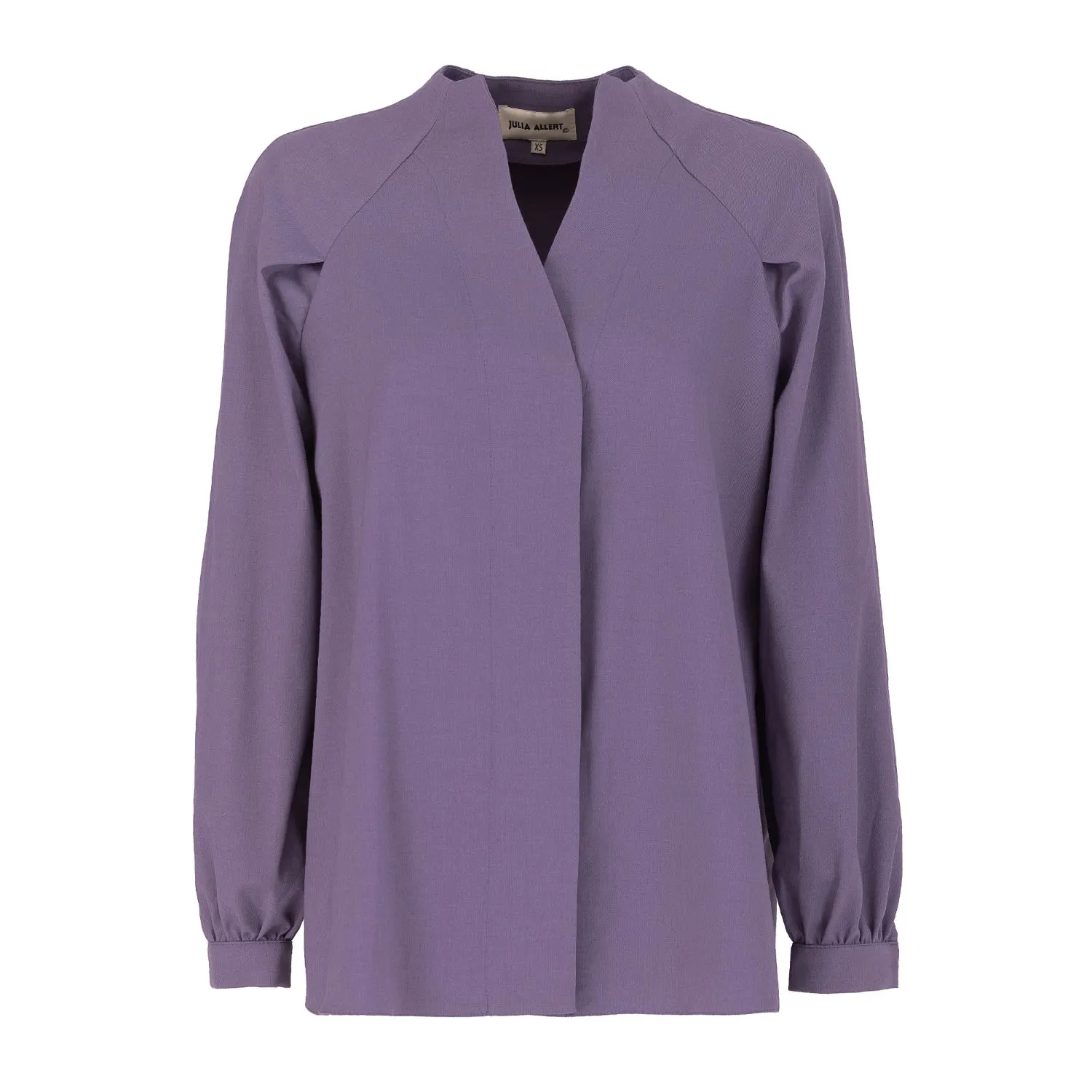 Button Down Long Sleeve Shirt Pale Violet