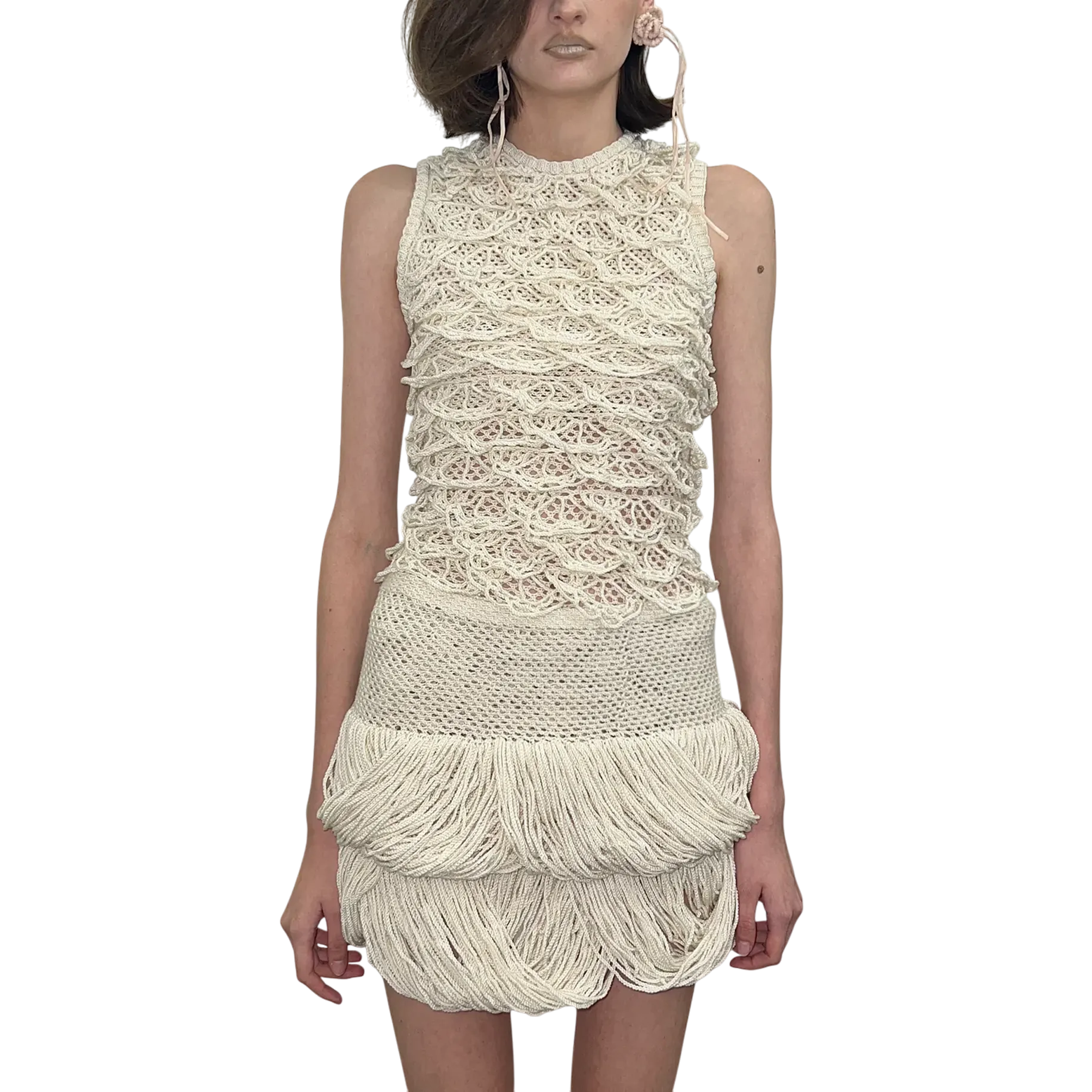 Crochet Fringe Skirt (Made to order)