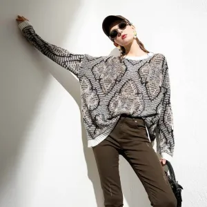 Fall 2021 Slouchy Boho Western Sweater