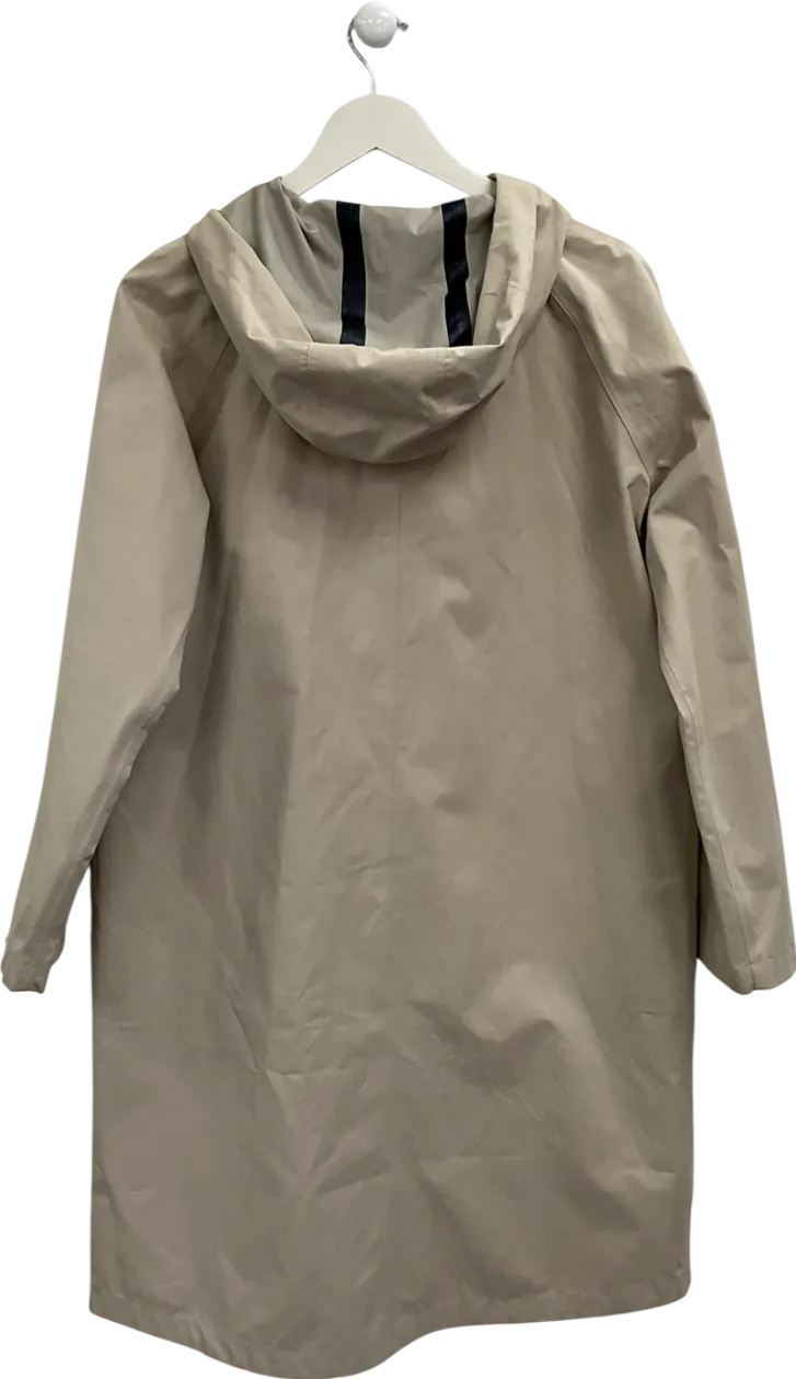 Fat Face Beige Natural Waterproof Coat UK 10