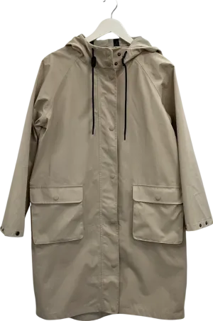 Fat Face Beige Natural Waterproof Coat UK 10