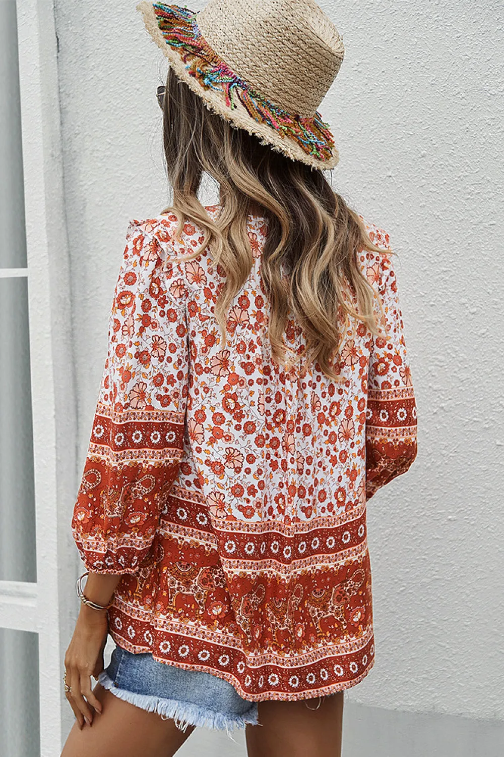 Floral Boho Top