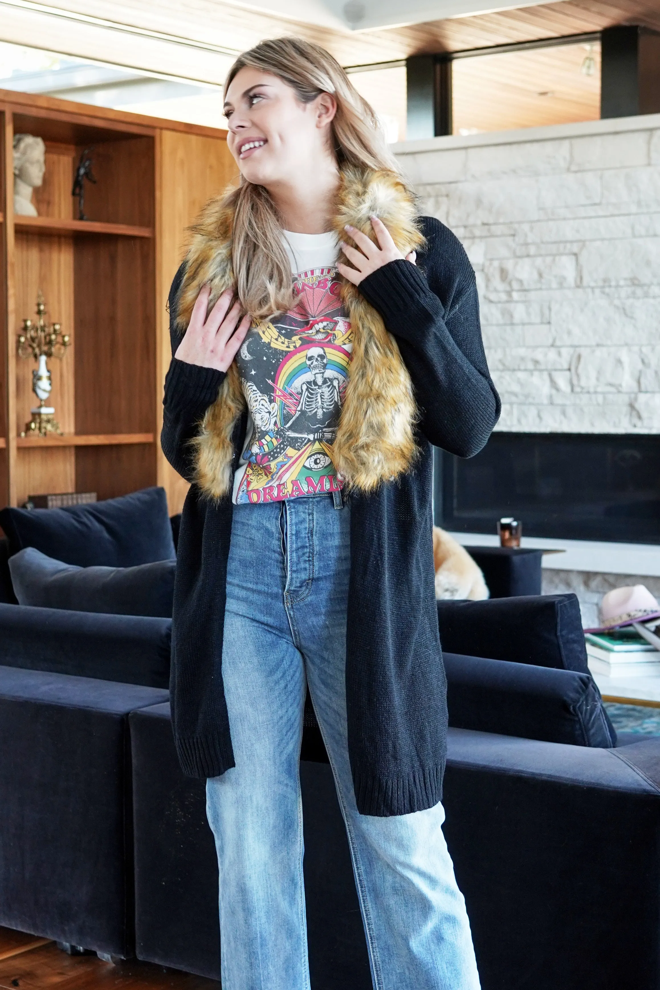 Foxy Roxy Sweater Duster