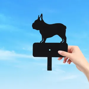French Bulldog Iron Wall Hook Decorative Frenchie Wall Decor