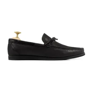 Frenzy - Men's Black Calf Leather Driver Shoe