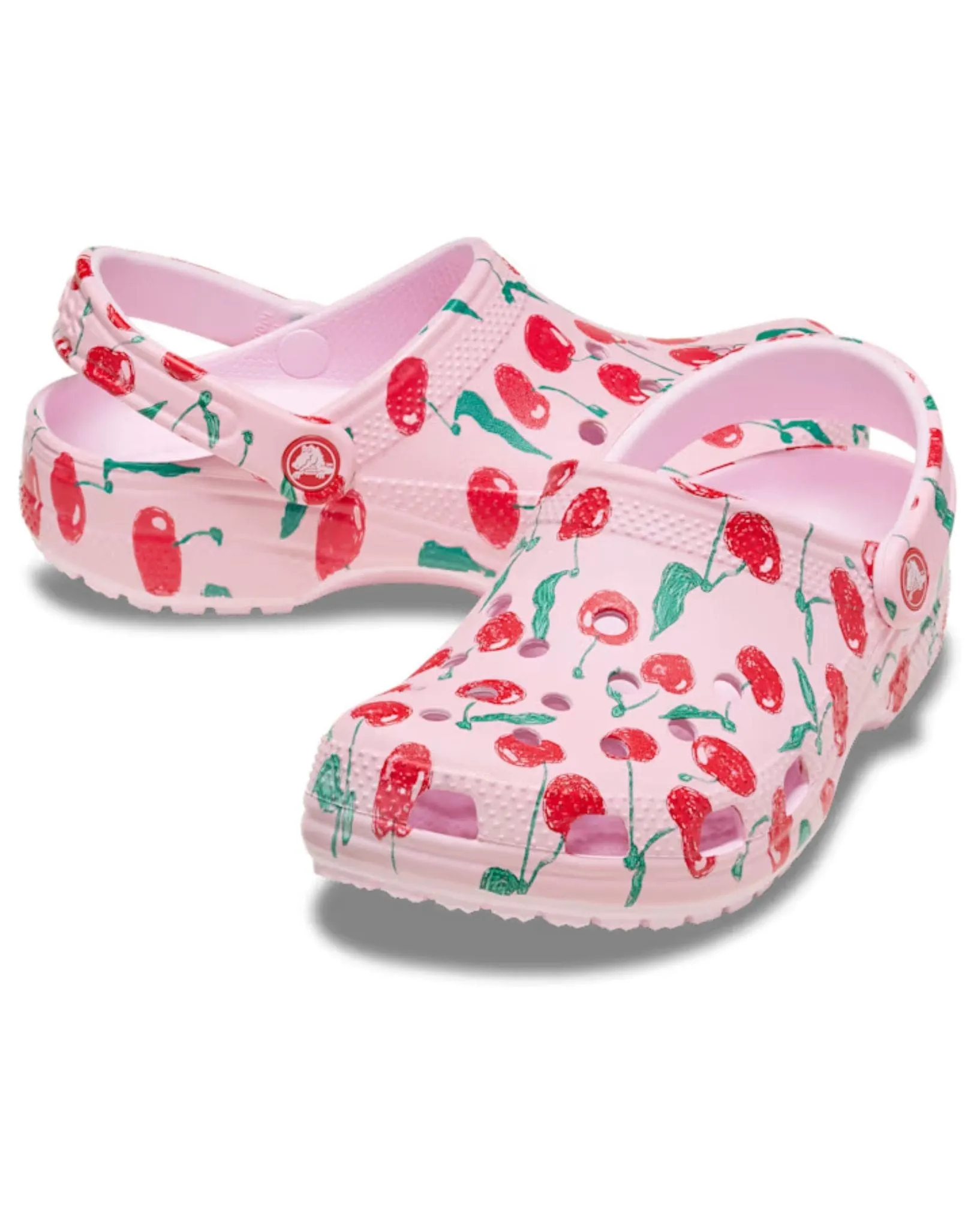 Girls Classic Fresh Fruits Clog - Pink Milk