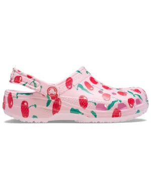 Girls Classic Fresh Fruits Clog - Pink Milk