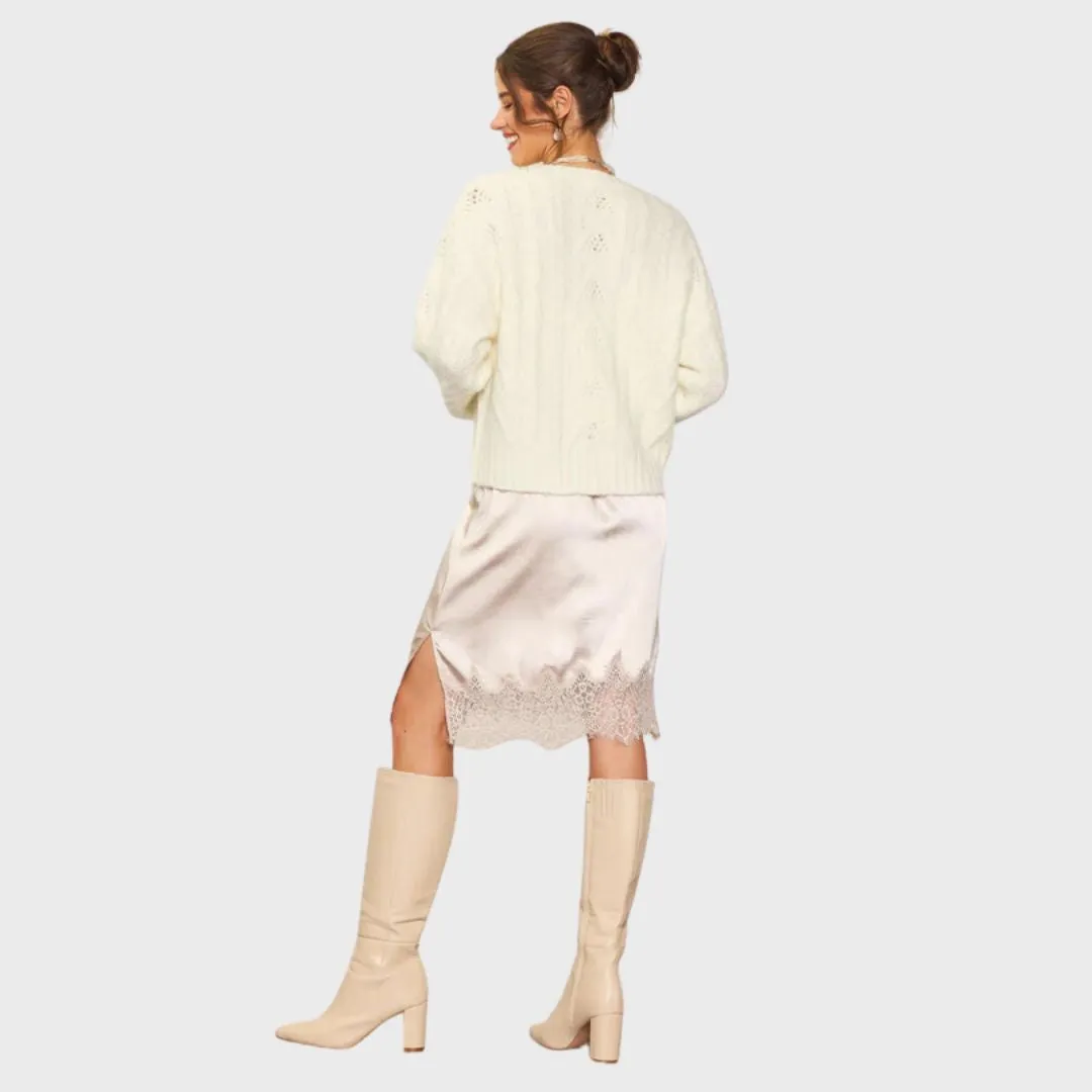 Jewel Cardigan (Cream)
