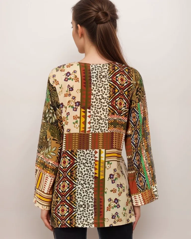 Johnny Was Fria Kimi Tunic C27923A9 Boho Chic