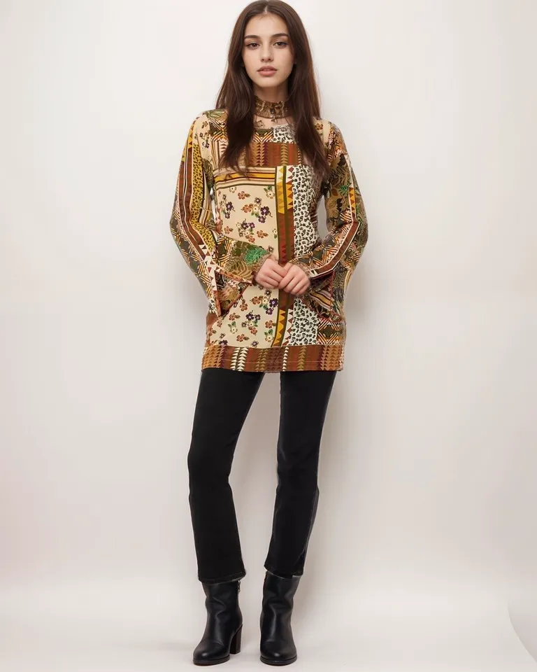 Johnny Was Fria Kimi Tunic C27923A9 Boho Chic
