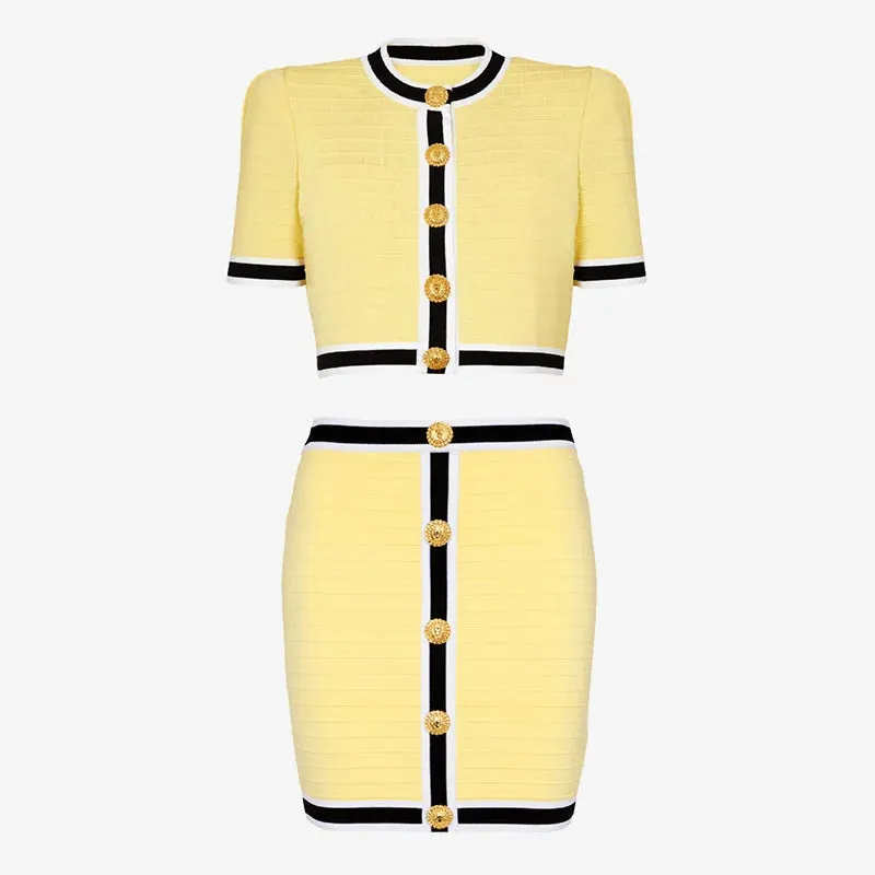 Knit Skirt Set Effortless Style for Summer