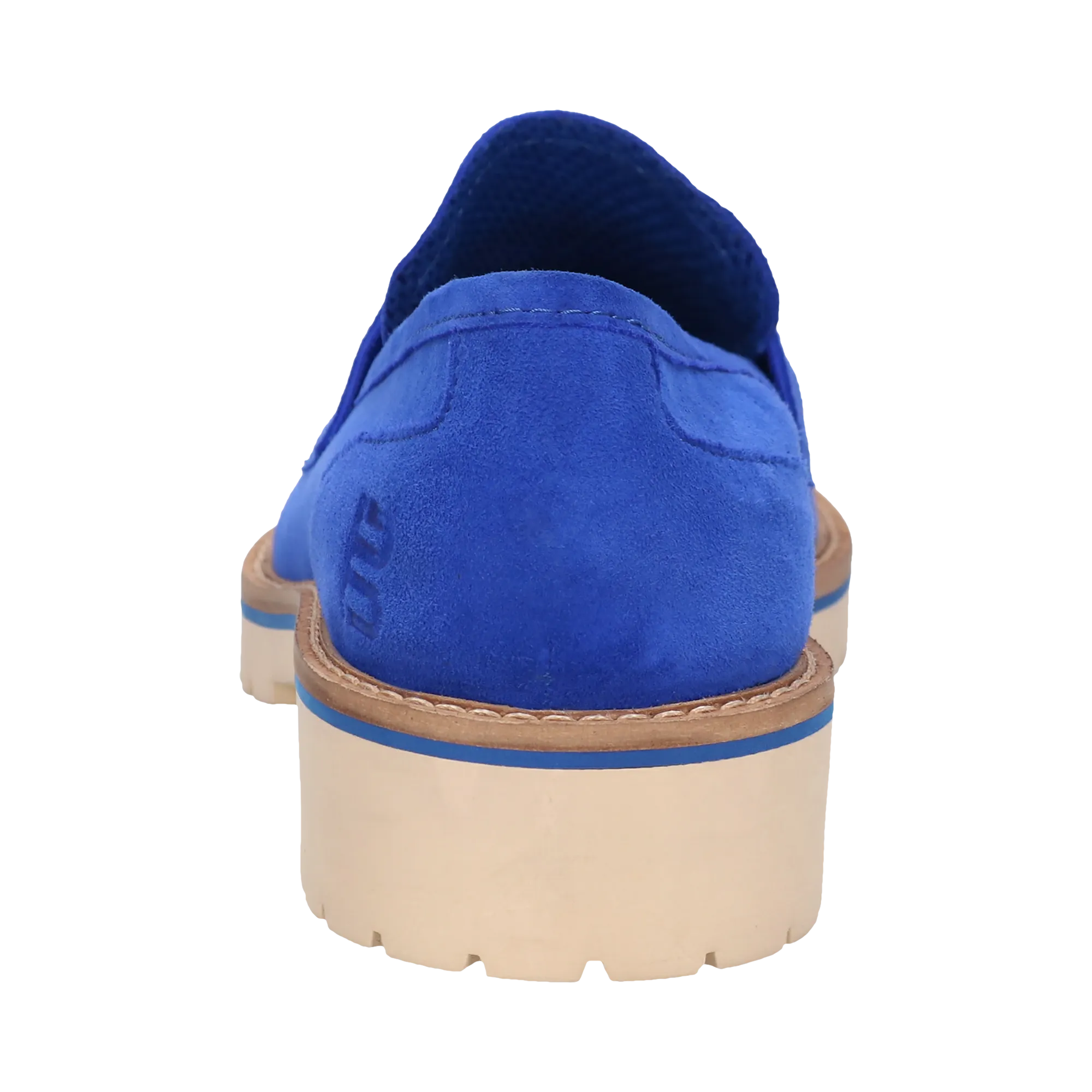 Leder Loafers blau