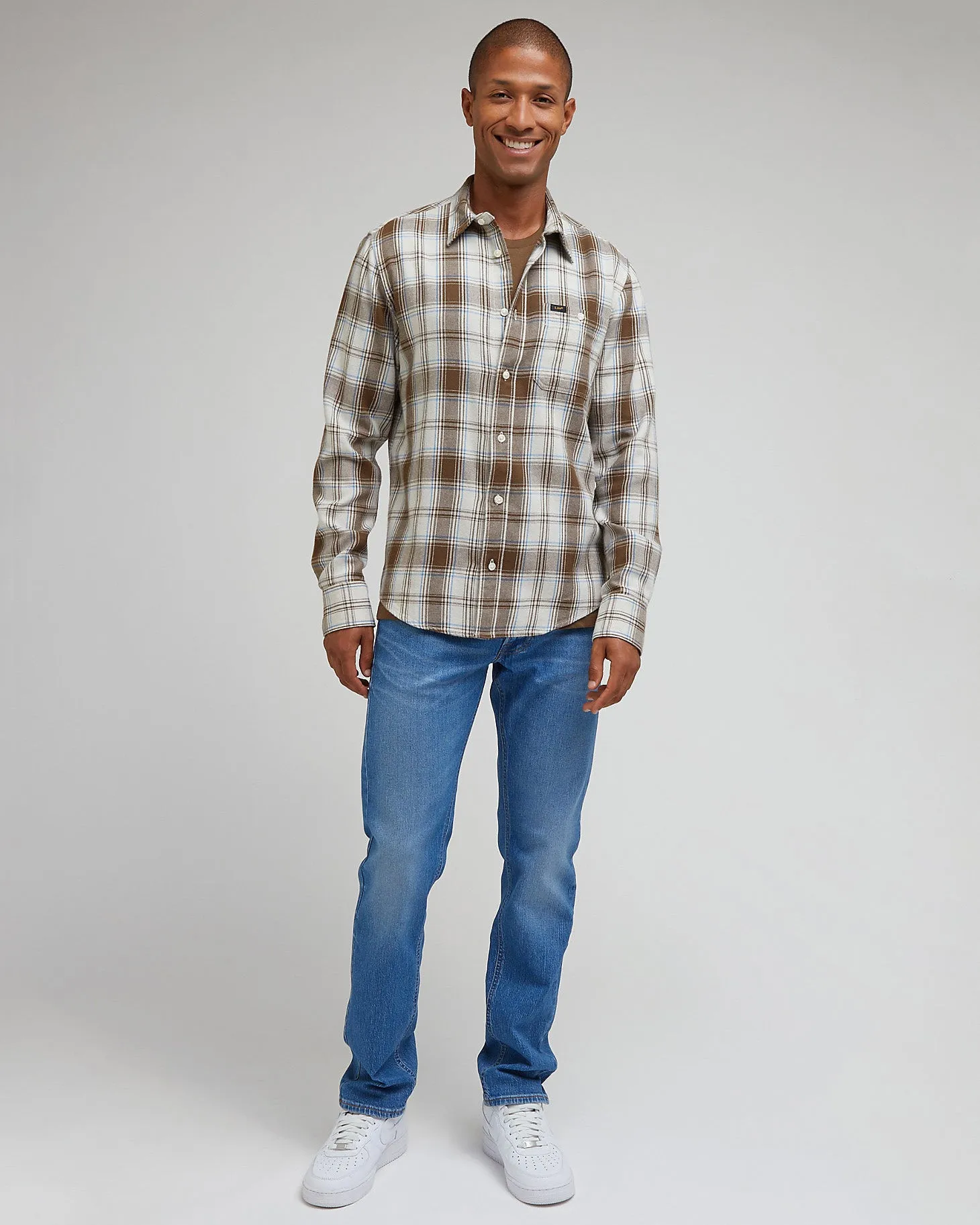 Lee Daren Zip Fly Regular Fit Mens Jeans - Indigo Vintage