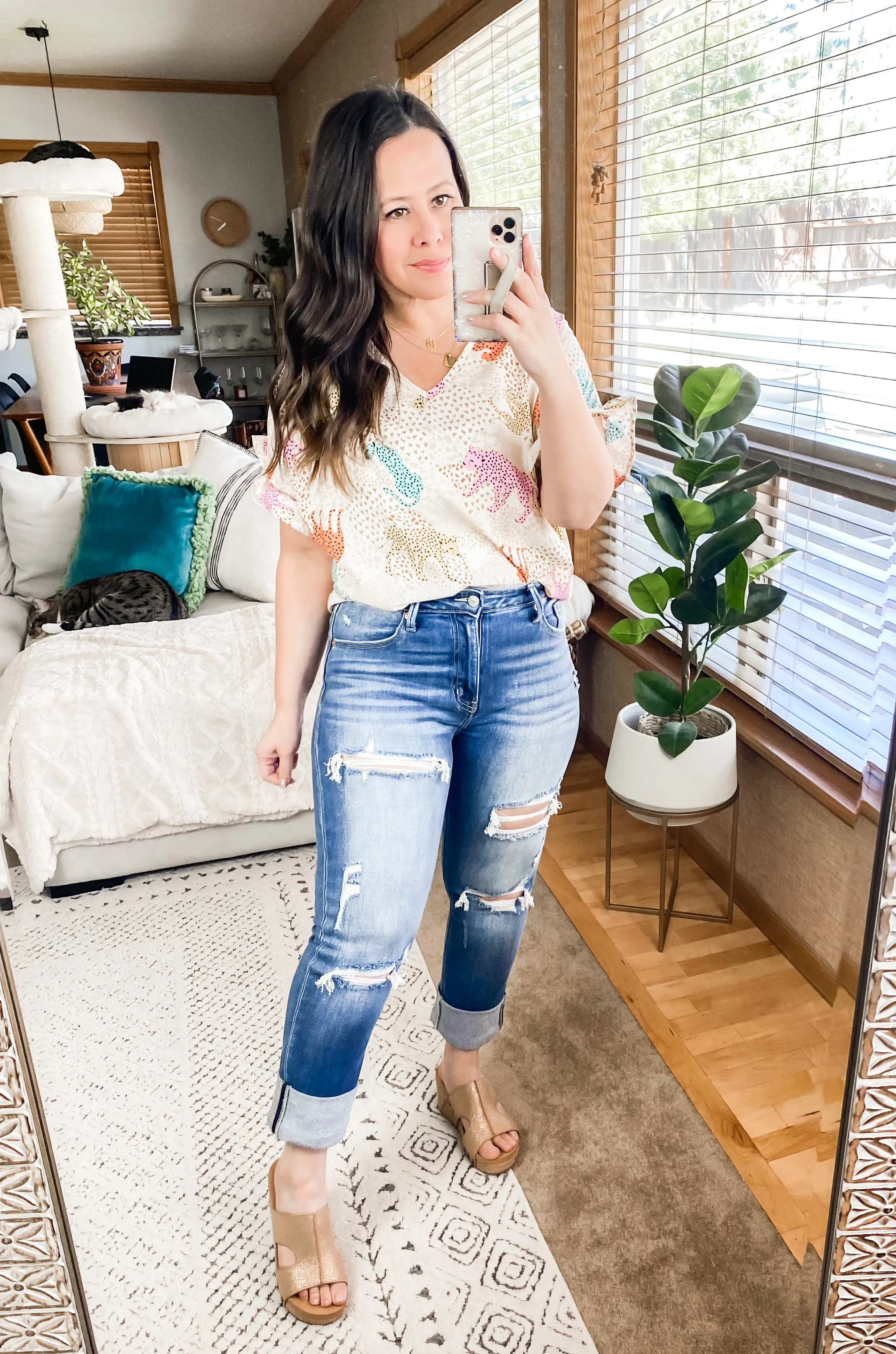 Lovely in Leopard Blouse