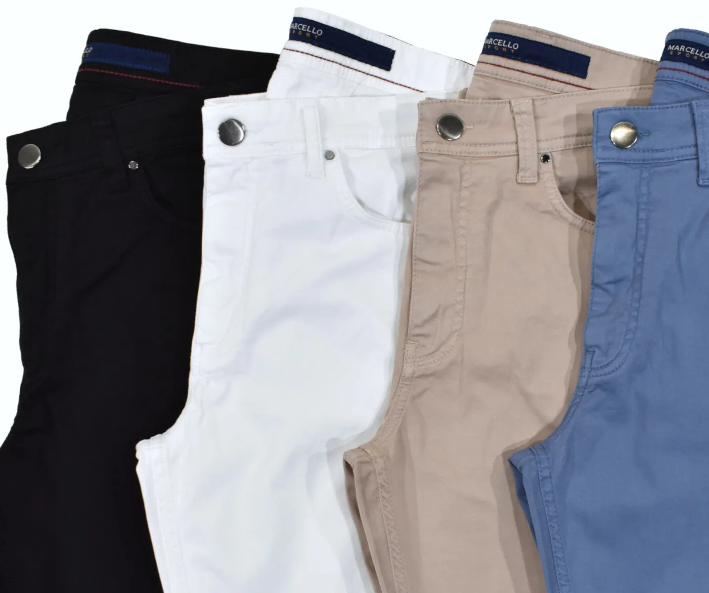 LP25 White Platinum Twill Stretch Pant