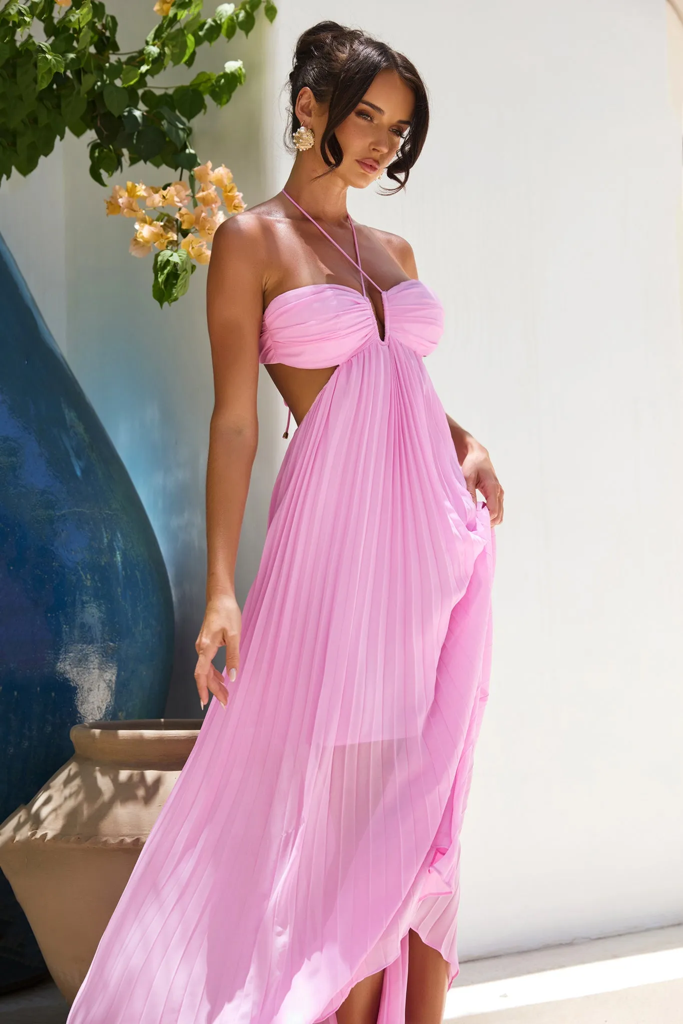 Martini Maxi Dress - Pink