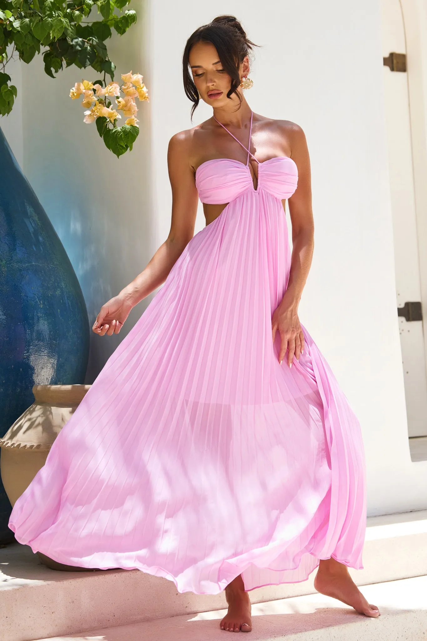 Martini Maxi Dress - Pink