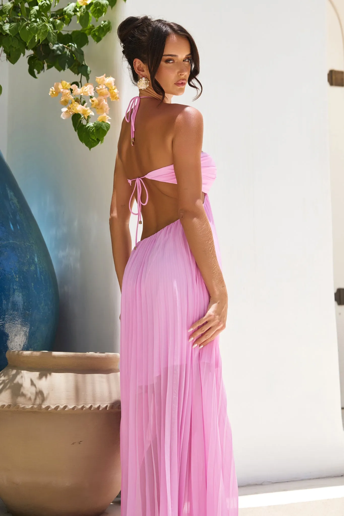 Martini Maxi Dress - Pink