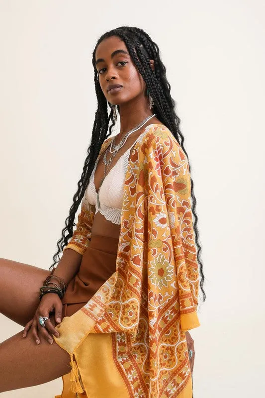 Moroccan Tassel Boho Kimono