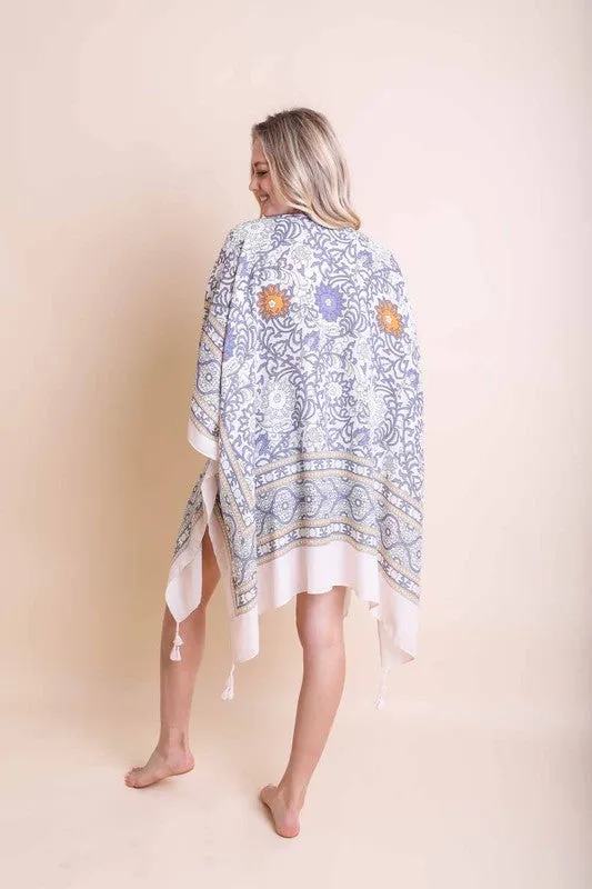 Moroccan Tassel Boho Kimono