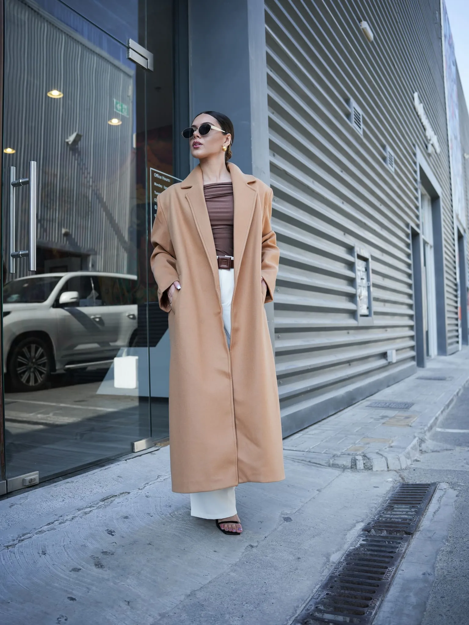Muse Long Coat - Beige