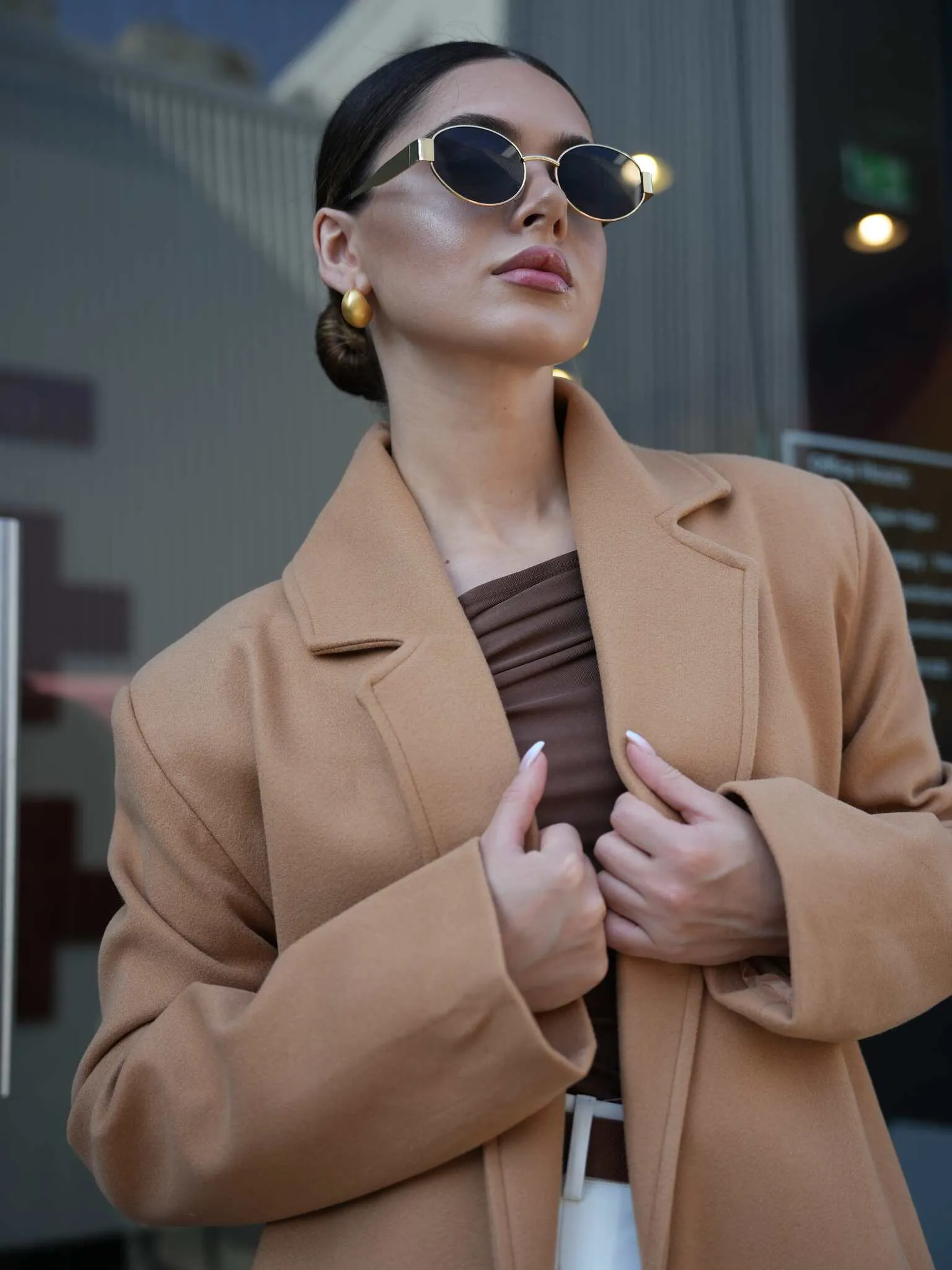 Muse Long Coat - Beige