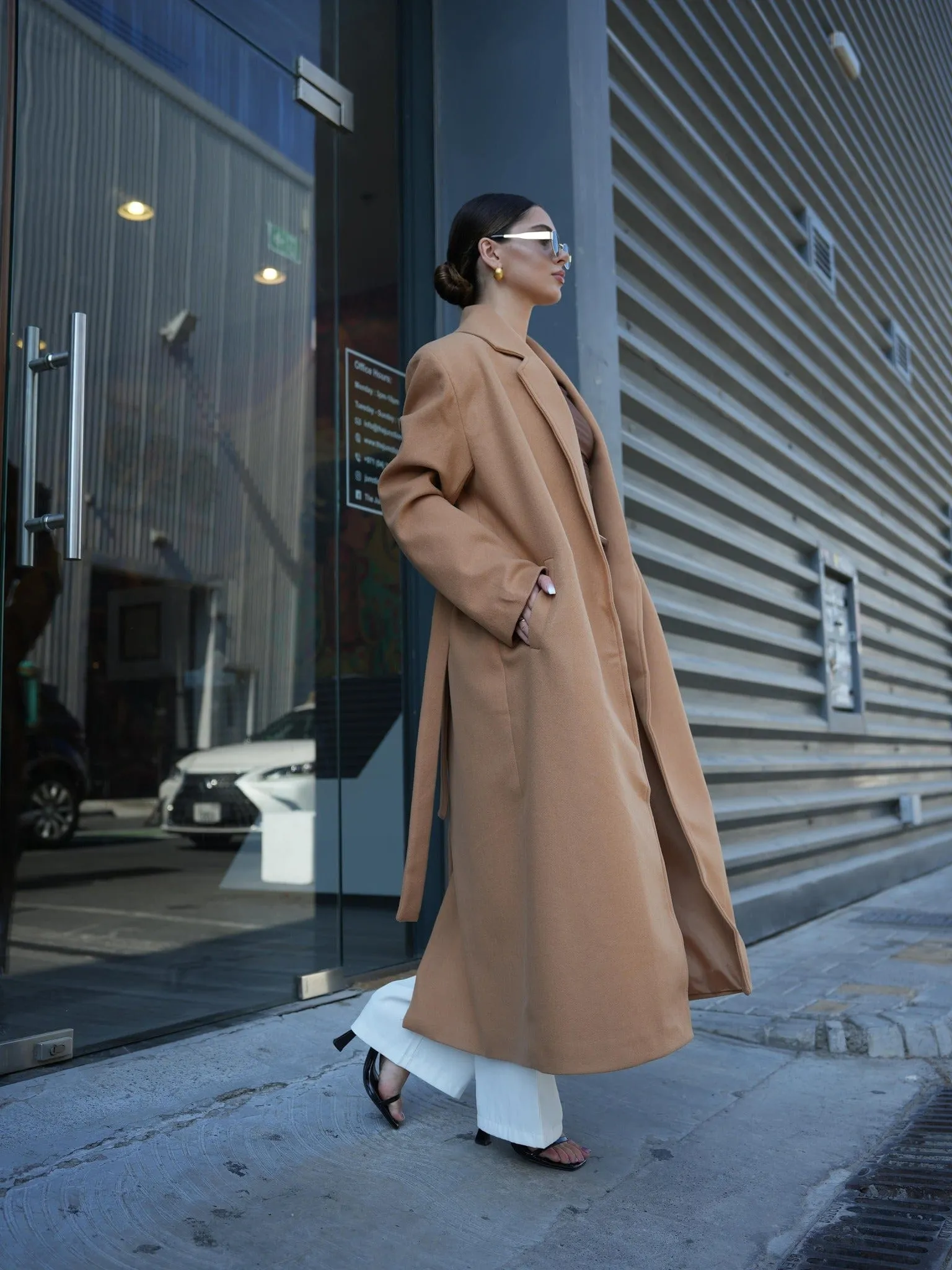Muse Long Coat - Beige