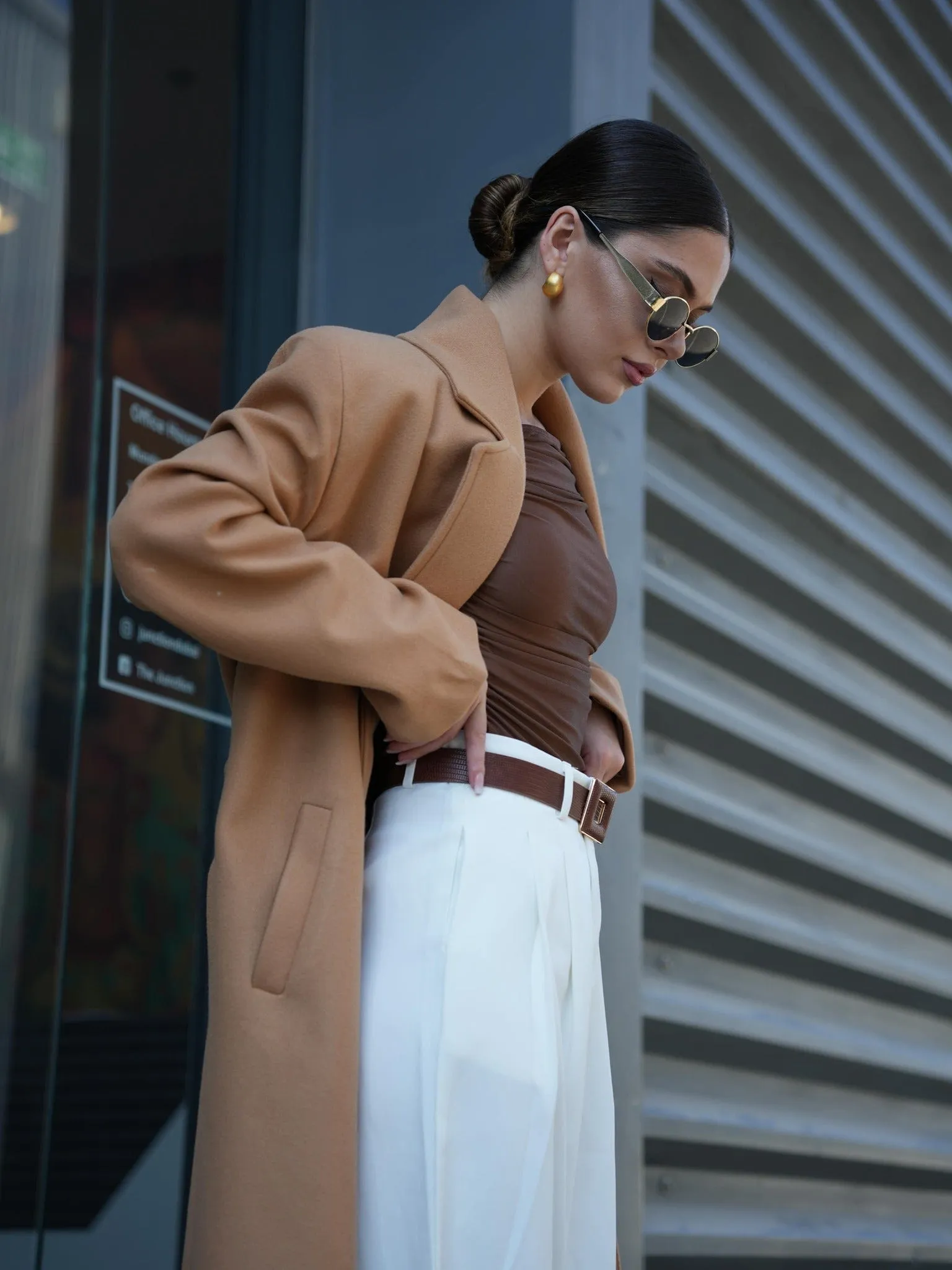 Muse Long Coat - Beige