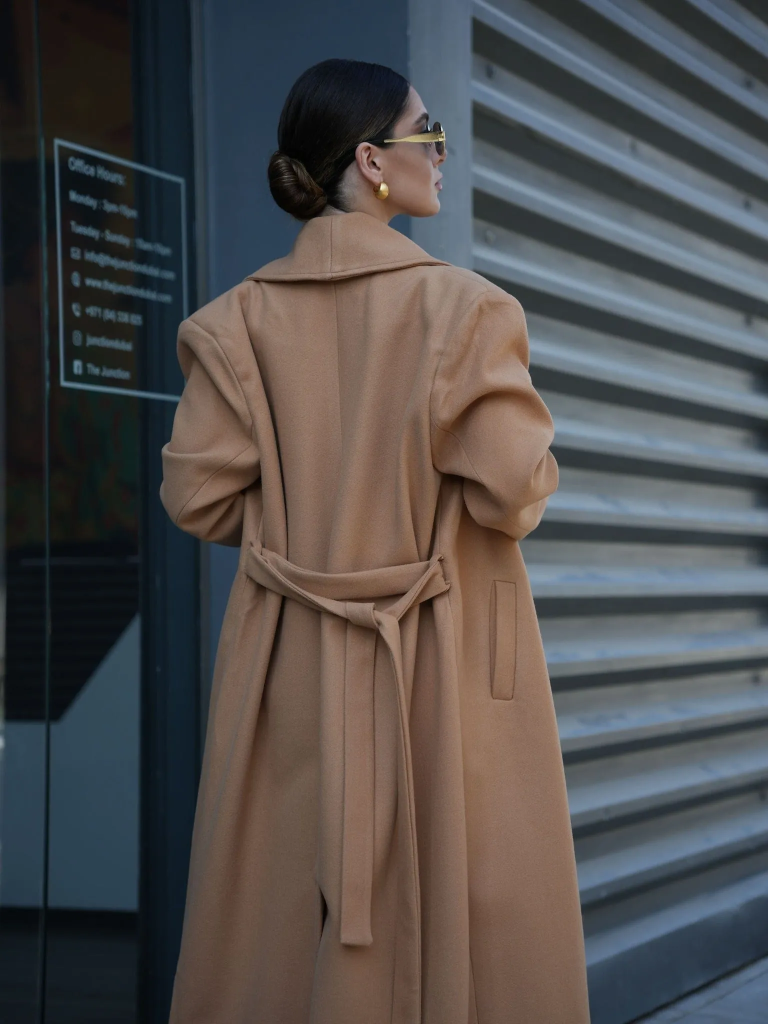 Muse Long Coat - Beige