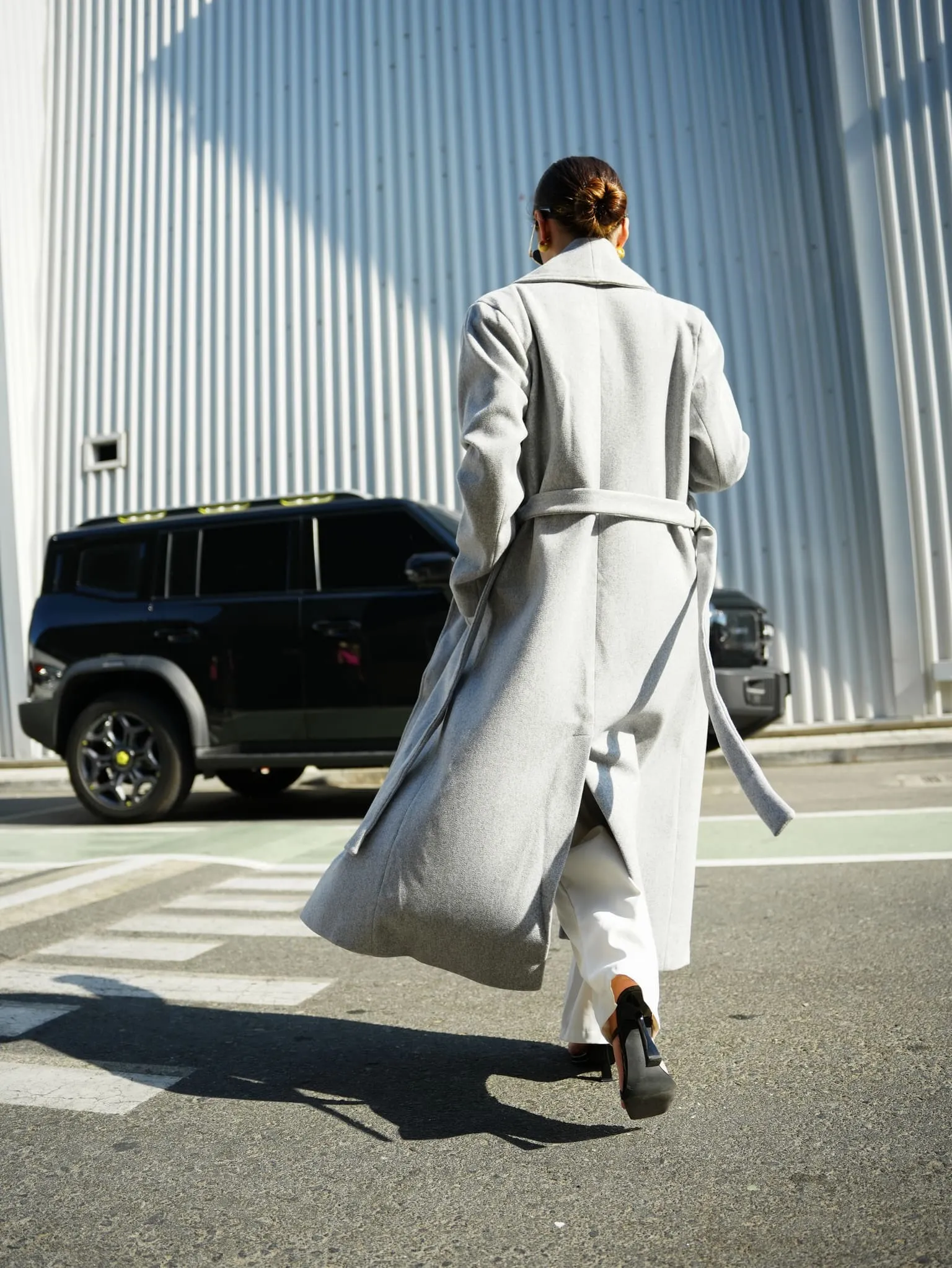 Muse Long Coat - Grey