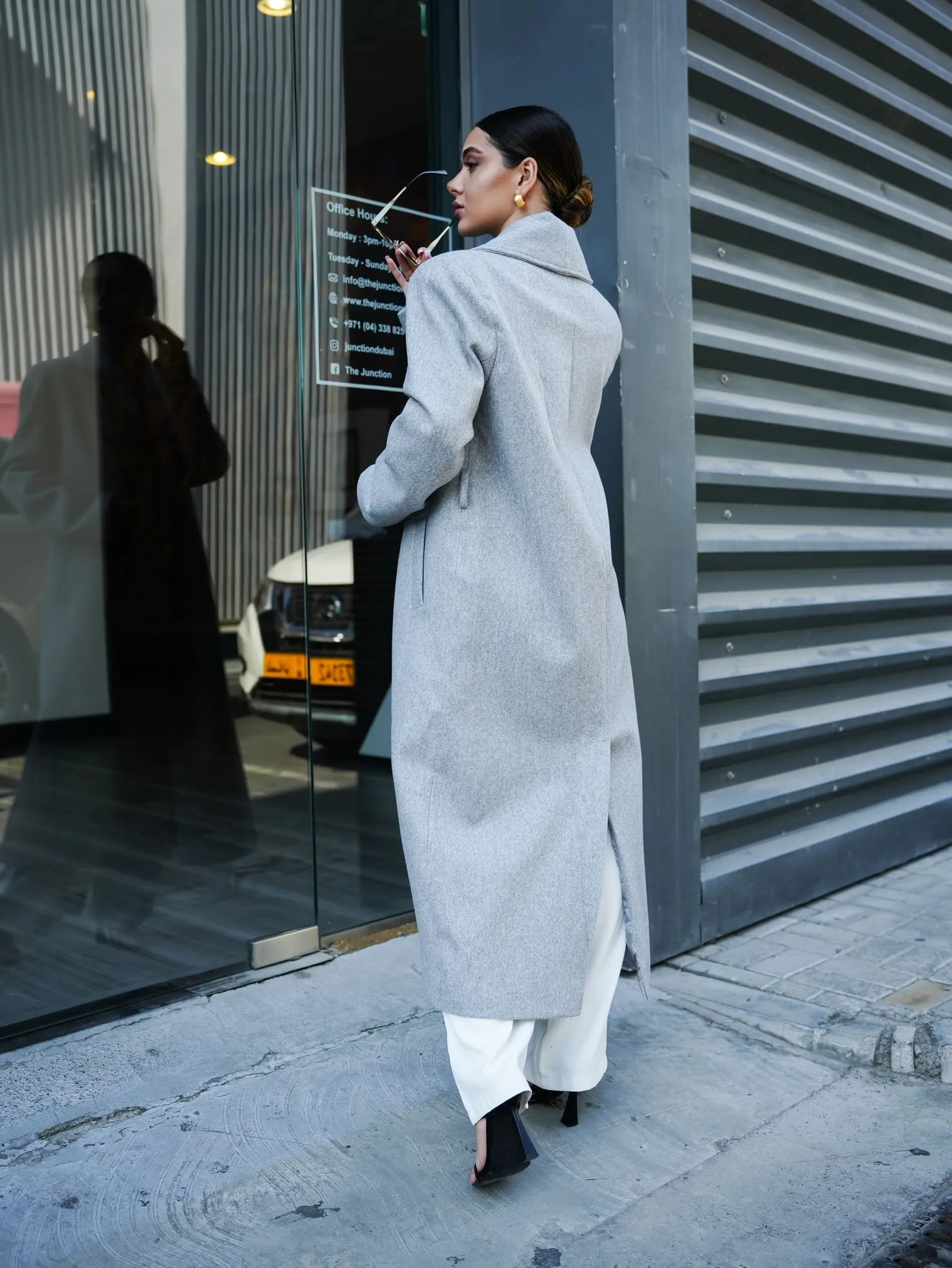 Muse Long Coat - Grey