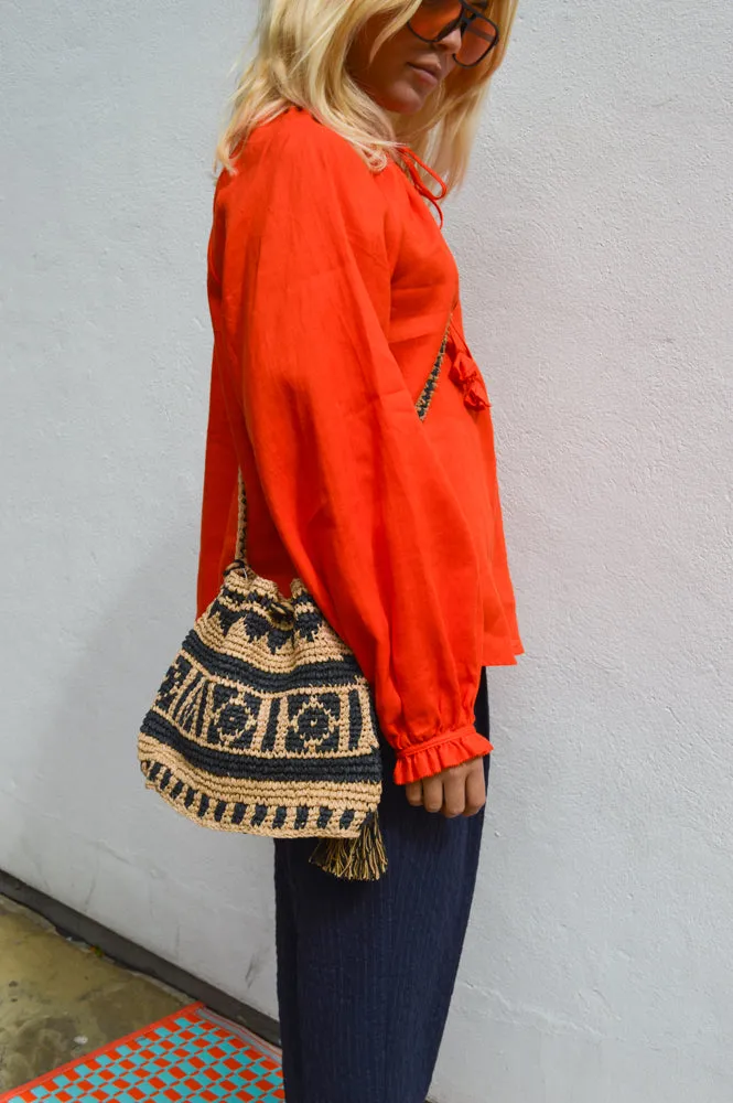 One Collective Cairo Orange.com Blouse